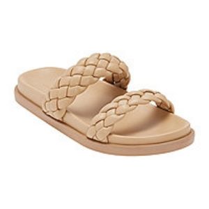 Worthington Womens Saphire Slide Sandals - Light Tan